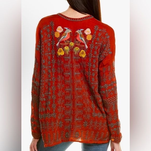 Johnny Was Womens Alani Blouse - Picture 2 of 7